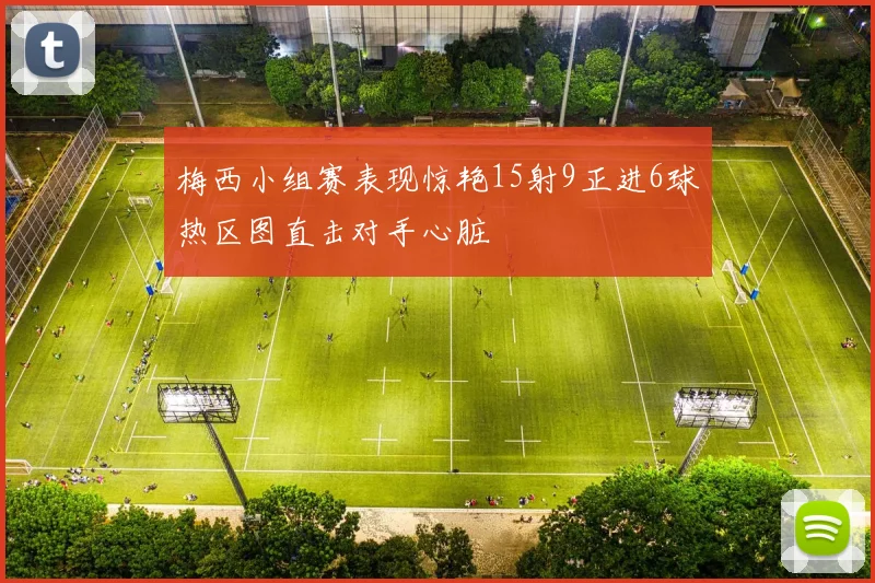 梅西小组赛表现惊艳15射9正进6球热区图直击对手心脏